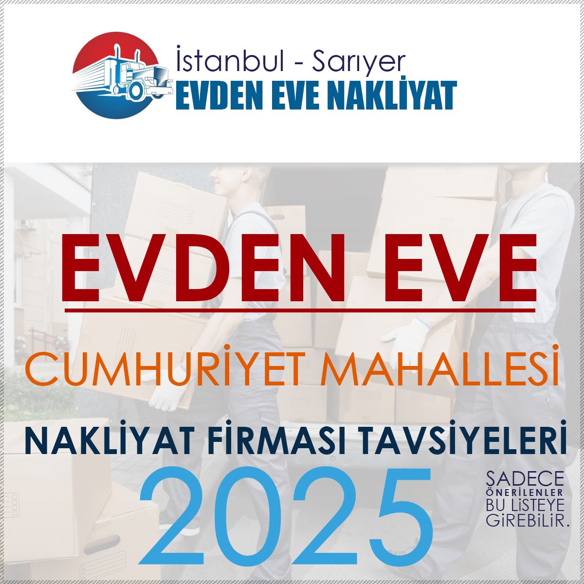 Cumhuriyet Evden Eve Nakliyat Firmaları
