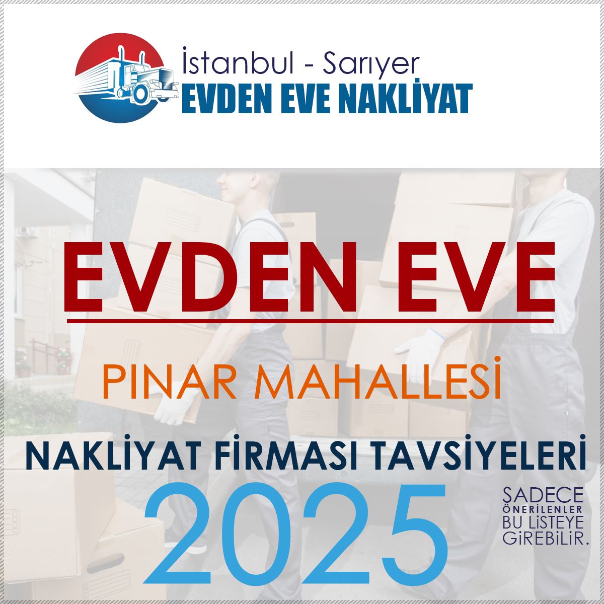 Pınar Mahallesi Evden Eve Nakliyat Firmaları